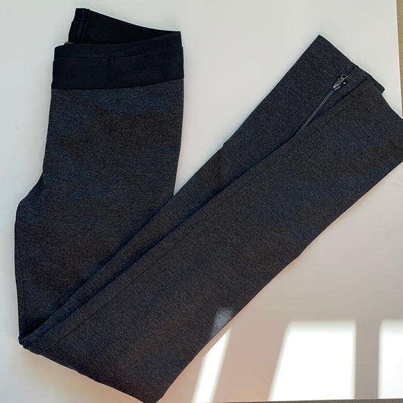Bcbgmaxazria Black and Gray Kimana Zip Leggings - Picture 3 of 8